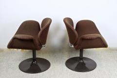 Pierre Paulin Pair Of Mid Century Swivel Tulip Armchairs by Pierre Paulin NL circa 1965 - 3595265