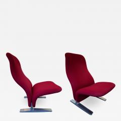 Pierre Paulin Pair of Concorde Armchairs by Pierre Paulin for Artifort Netherland 1960s - 1188200