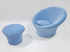 Pierre Paulin Pair of Mushroom armchairs with ottoman - 2985906