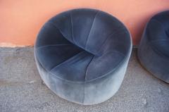 Pierre Paulin Pair of Swiveling Pumpkin Armchairs by Pierre Paulin for Ligne Roset - 1757699