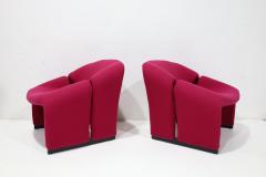 Pierre Paulin Pierre Paulin Groovy Chairs Model F580 in a Kvardat Wool Weave By Artifort - 4613370