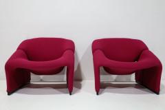 Pierre Paulin Pierre Paulin Groovy Chairs Model F580 in a Kvardat Wool Weave By Artifort - 4613380