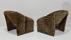 Pierre Paulin Pierre Paulin Groovy Chairs in Jack Lenor Larsen Velvet - 4366424