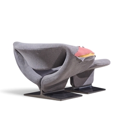 Pierre Paulin Pierre Paulin for Artifort Mid Century Ribbon Chair and Ottoman - 4790303