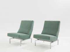 Pierre Paulin Pierre Paulin pair of CM236 armchairs chrome satin wool velvet 1960 - 4447000