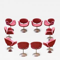 Pierre Paulin Set of ten Little Tulip armchairs by Pierre Paulin 163 model circa 1965 - 919330