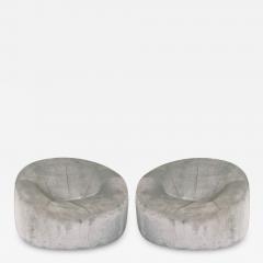 Pierre Paulin for Ligne Roset Pumpkin Lounge Chairs France 2008 - 3832644