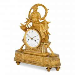 Pierre Philippe Thomire Empire period ormolu and enamel Ceres mantel clock after Thomire - 2805376