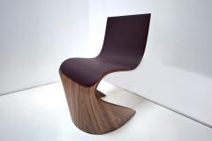 Pierre Renart Ribbon leather chair Aubergine - 4121573