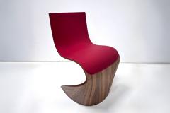 Pierre Renart Ribbon leather chair Betterave - 4121566