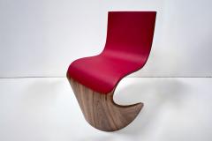 Pierre Renart Ribbon leather chair Betterave - 4121567