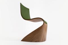 Pierre Renart Ribbon leather chair Vert heritage - 4121558