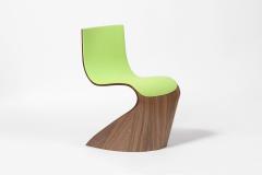 Pierre Renart Ribbon leather chair Vert lumi re - 4121561