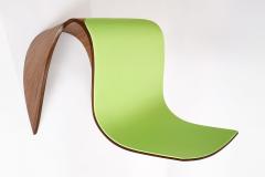 Pierre Renart Ribbon leather chair Vert lumi re - 4121563