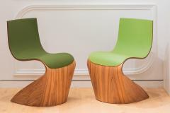 Pierre Renart Ribbon leather chair Vert lumi re - 4121582