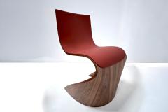 Pierre Renart Ribbon leather chair acajou - 4121580