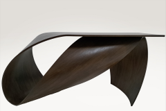 Pierre Renart Wave desk in dark wood - 3400716