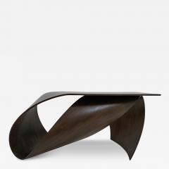 Pierre Renart Wave desk in dark wood - 3402954