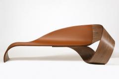 Pierre Renart Wave leather banquette - 4211821