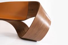 Pierre Renart Wave leather banquette - 4211825