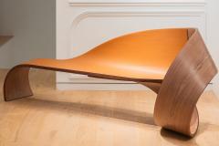 Pierre Renart Wave leather banquette - 4211826