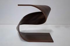 Pierre Renart Wave side table in eucalyptus - 4348127