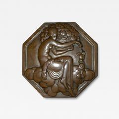 Pierre Turin Official Bronze Medallion of the 1925 Paris Exposition by Pierre Turin - 4252773