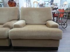 Pierre Vandel Pair of French Modern Club Chairs by Pierre Vandel - 3831867