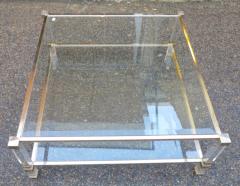 Pierre Vandel Pair of coffee tables side tables by Pierre Vandel Paris France circa 1970 - 4475810