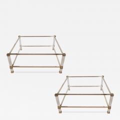Pierre Vandel Pair of coffee tables side tables by Pierre Vandel Paris France circa 1970 - 4475857