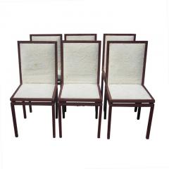 Pierre Vandel Set of Six Vintage French Pierre Vandel Chairs - 2726587