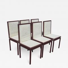 Pierre Vandel Set of Six Vintage French Pierre Vandel Chairs - 2730065