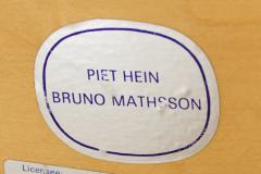Piet Hein Bruno Mathsson Super Ellipse Coffee Table in Karelian Birch - 4819849