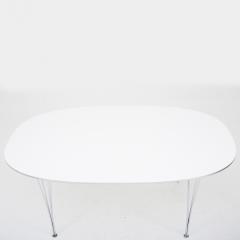 Piet hein & bruno mathsson superellipsebord white laminate Flotte stuer