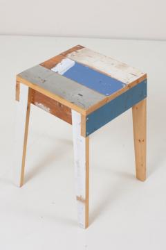 Piet Hein Eek Lacquered Oak Stool by Piet Hein Eek - 991376