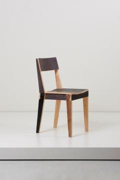 Piet Hein Eek Pair of Untreated Oak Chairs Made of Scrapwood by Piet Hein Eek - 991828