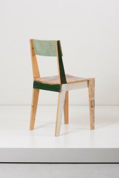 Piet Hein Eek Set of Four Lacquered Oak Chairs in Scrapwood by Piet Hein Eek - 994190