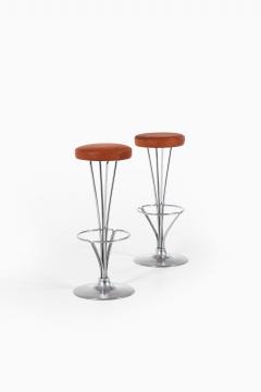 Piet Hein Piet Hein Bar Stools Produced by Fritz Hansen in Denmark - 1806230