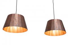 Piet Hein Pleated Copper Lamps by Piet Hein Eek - 457130