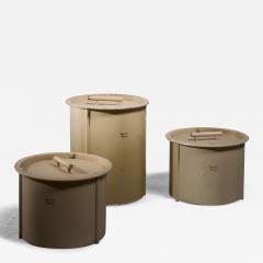 Piet Zwart Set of 3 Piet Zwart Koksmaat hayboxes - 3479110