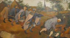 Pieter Bruegel The Parable of the Blind Leading the Blind Painting - 4653985