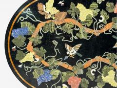 Pietra Dura Inlaid Marble Italian Center Table Top Italy 1920s - 4282571