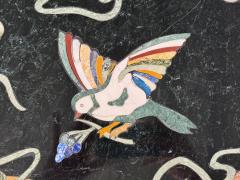 Pietra Dura Inlaid Marble Italian Center Table Top Italy 1920s - 4282575