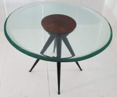 Pietro Chiesa Cast Glass Side Table by Pietro Chiesa Fontana Arte 1948 - 2537106