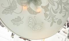 Pietro Chiesa Etched Glass Ceiling Fixture by Pietro Chiesa for Fontana Arte - 645192