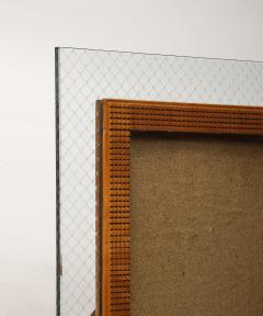 Pietro Chiesa Etched Glass and Carved Wood Picture Frame by Pietro Chiesa - 4292078