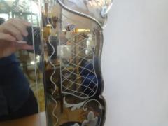 Pietro Chiesa Etched Scalloped Venetian Mirror by Pietro Chiesa - 4108213