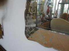 Pietro Chiesa Etched Scalloped Venetian Mirror by Pietro Chiesa - 4108217