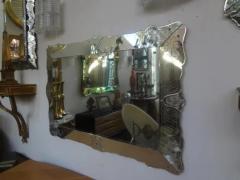 Pietro Chiesa Etched Scalloped Venetian Mirror by Pietro Chiesa - 4108253