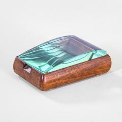 Pietro Chiesa Fontana Arte Decorative Box in Wood and Glass 50s - 3434340